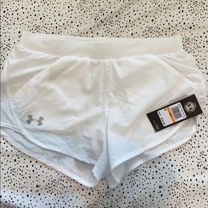 Women’s Under Armour white shorts